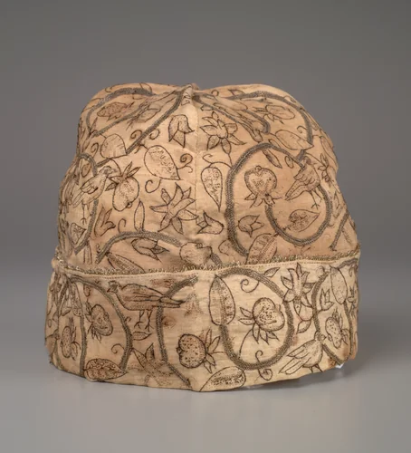 Man's Cap by Unknown, textile, 1580-1599