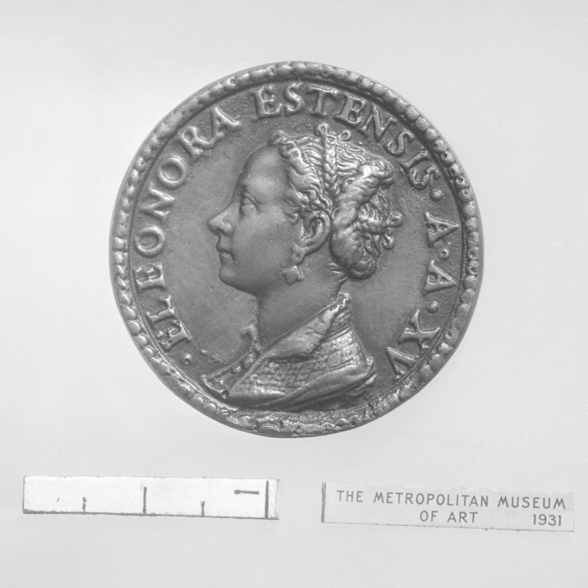 Eleonore d'Este (1537–1581) and Lucretia d'Este (1535–1597) by Pastorino di Giovan Michele, metalwork, 1500-1599