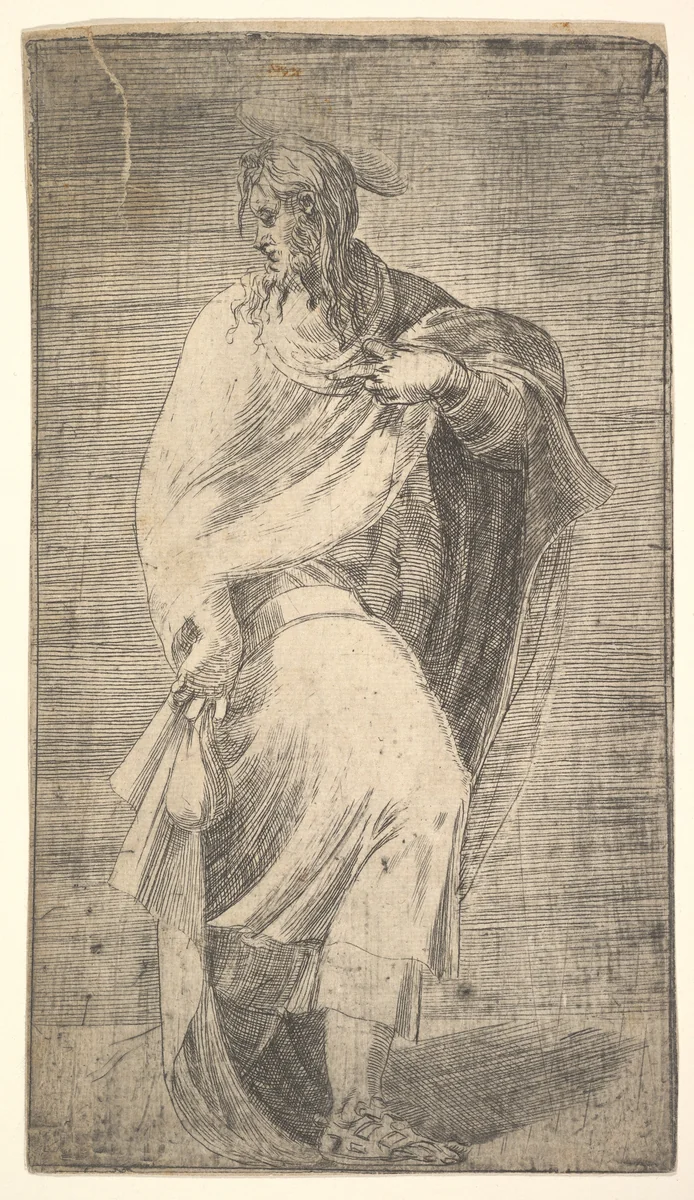 Saint Matthew, from "Christ and the Apostles" by Andrea Schiavone, print, 1543-1553