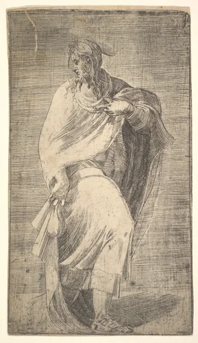 Saint Matthew, from "Christ and the Apostles" by Andrea Schiavone, print, 1543-1553