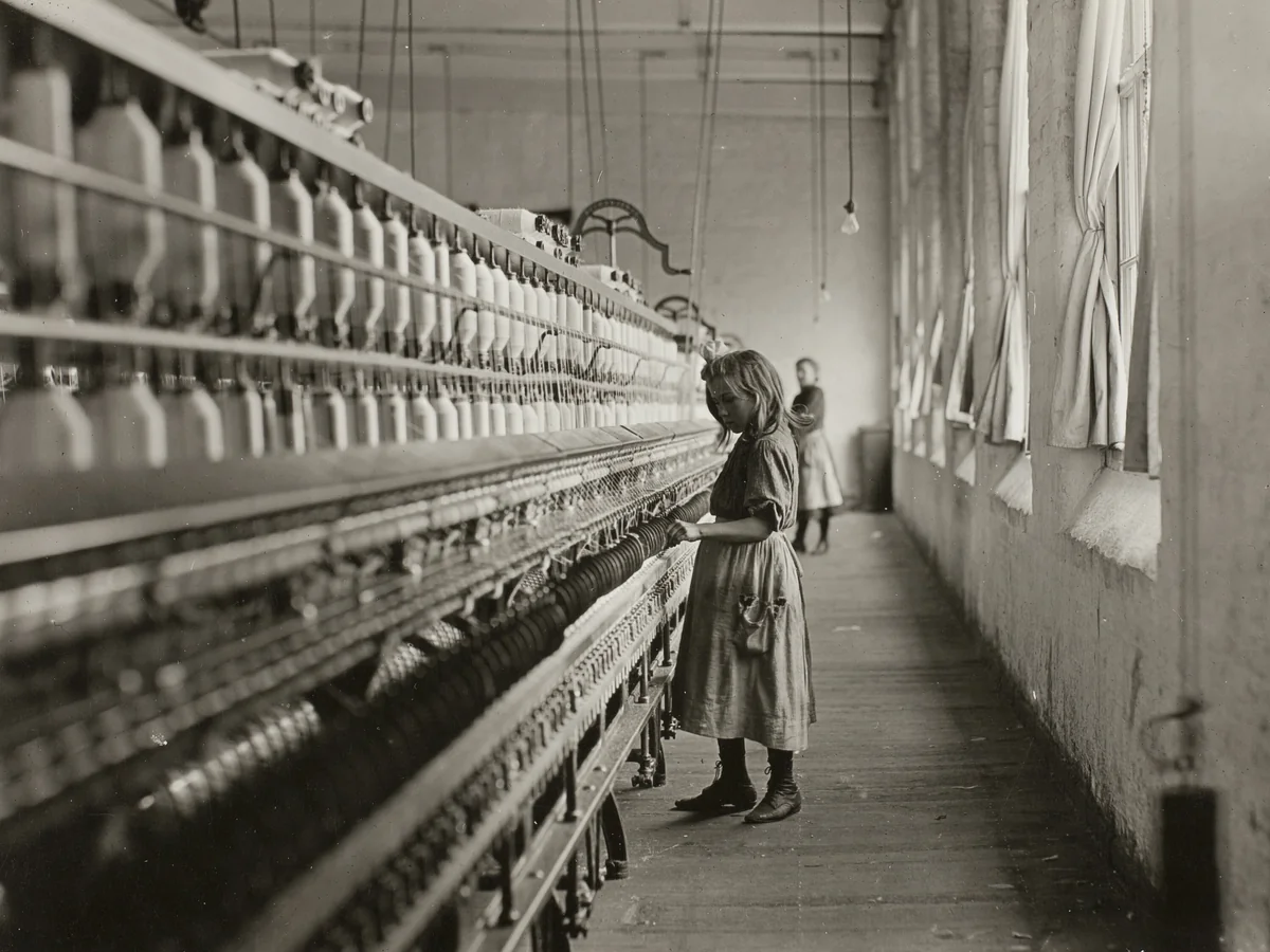 Sadie Pfeifer, a Cotton Mill Spinner, Lancaster, South Carolina by Lewis Wickes Hine, photograph, 1908