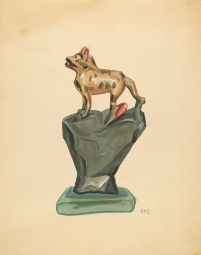 Carving by Raoul Du Bois, index of american design, 1935-1942