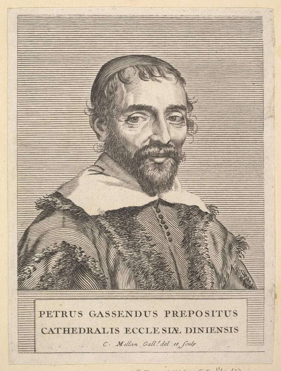 Pierre Grassendi by anonymous, print, 1620-1700