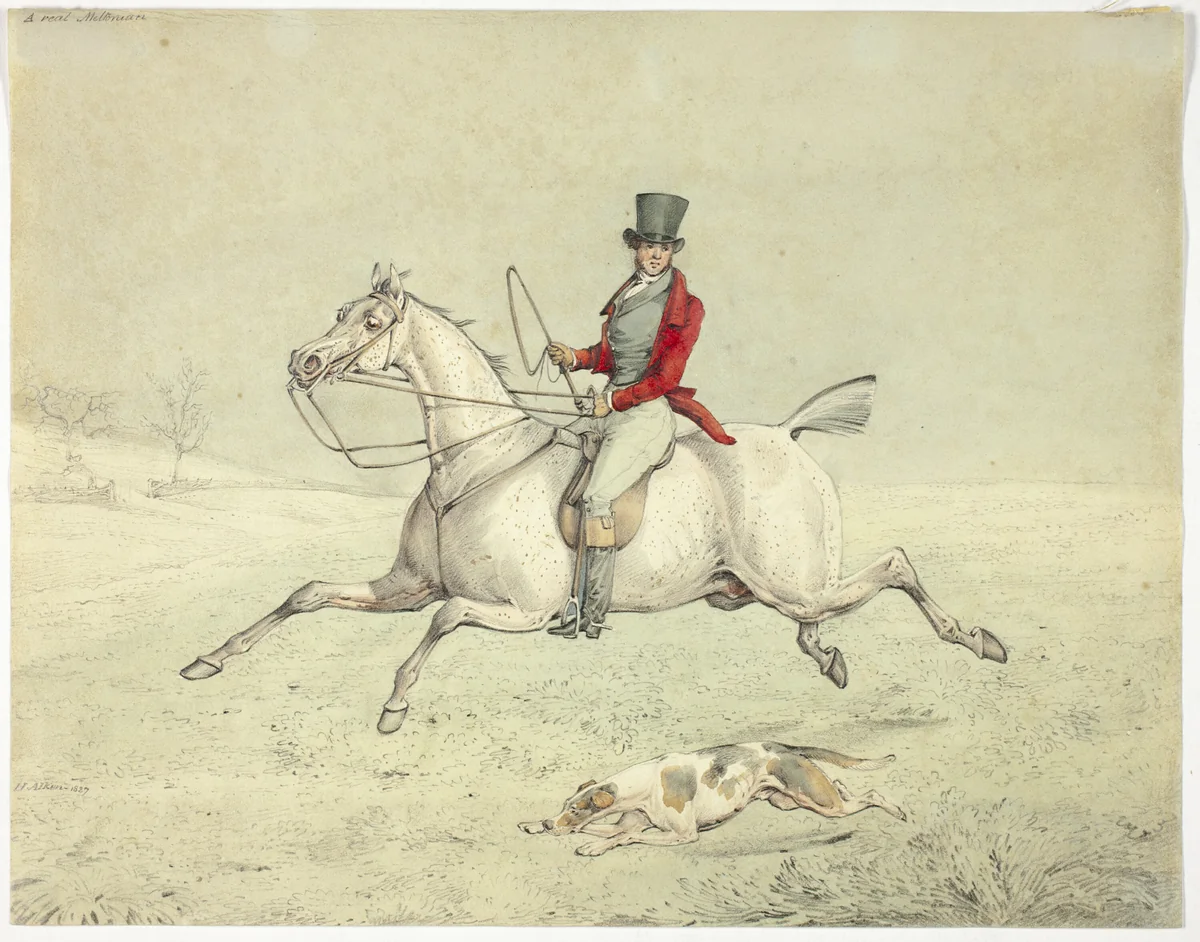 A Real Miltonian by Henry Alken, painting, 1827