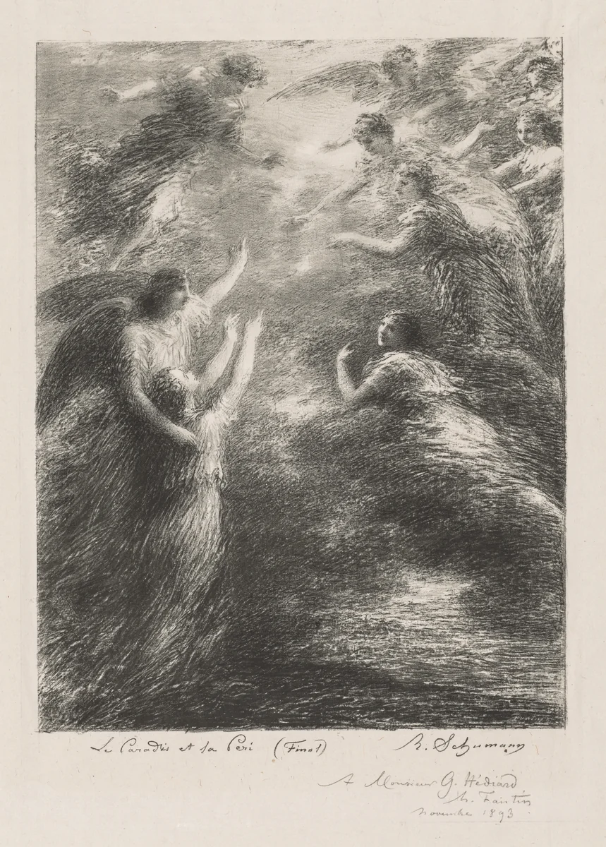 Le Paradis et la Peri by Henri Fantin-Latour, print, 1893