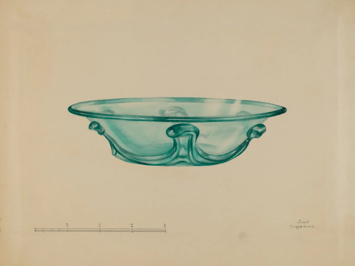 Dish by John Tarantino, index of american design, 1938