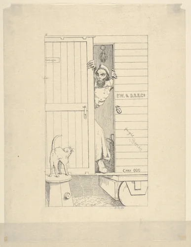 Passage Through Baltimore (from Confederate War Etchings) by Adalbert John Volck, print, 1861-1863