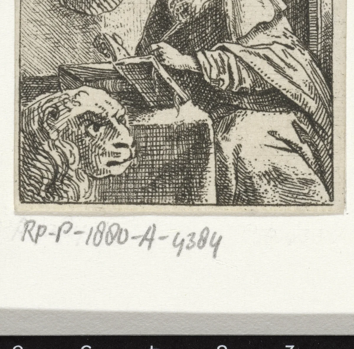 Kerkvader Hieronymus by anonymous, print, 1700-1799