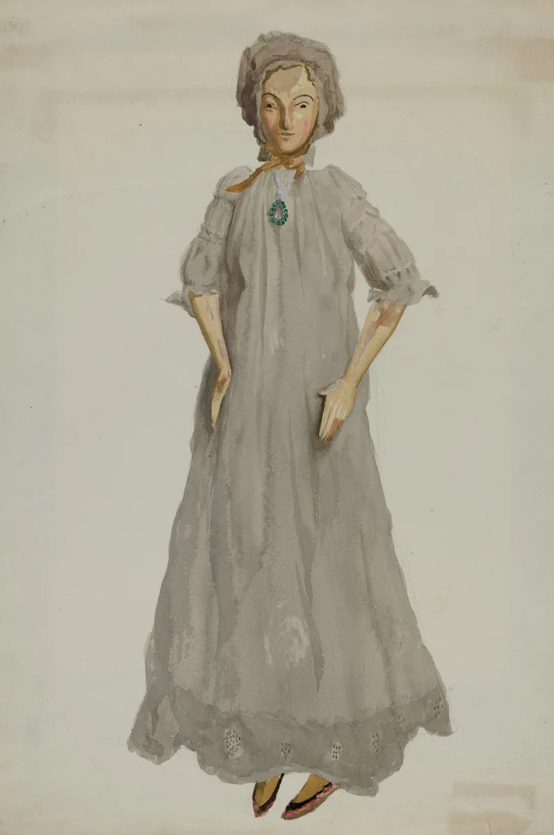 Doll by Kapousouz, index of american design, 1936