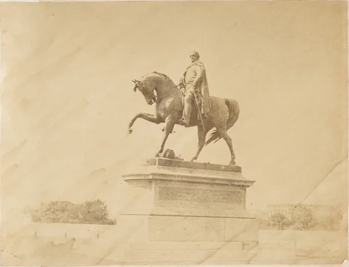 Lord Hardinge's Monument, Calcutta by R. B. Hill, photograph, 1850-1859