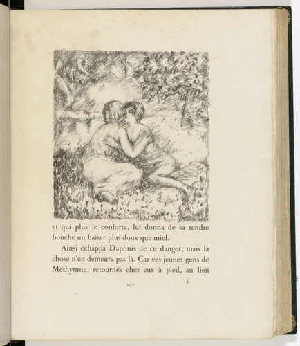 In-text plate (page 107) from Daphnis et Chloé by Pierre Bonnard, illustrated book, 1902