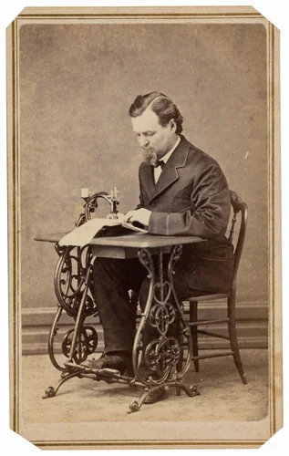 A. W. Porter, Wilcox & Gibb’s Sewing Machine Agent by G.S. Tubbs & Son, photograph, 1860-1870