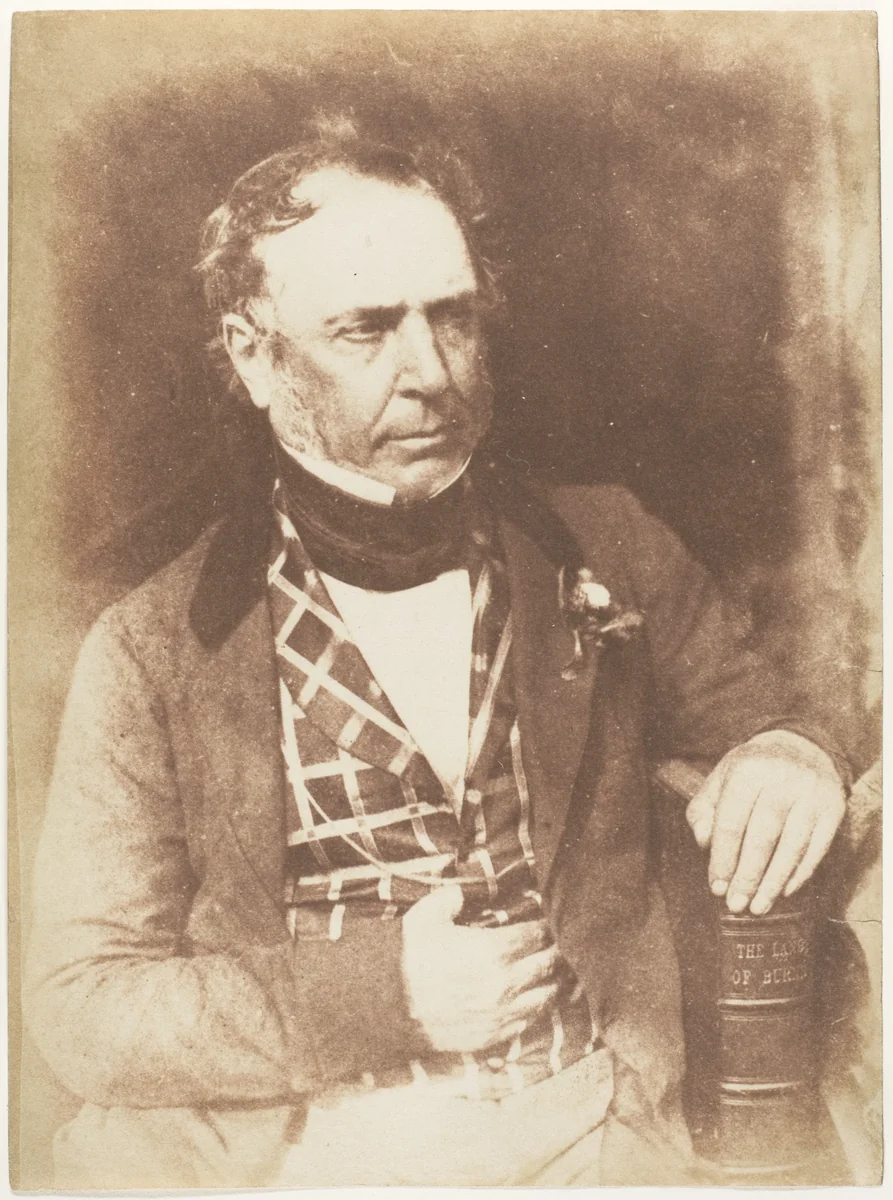 James Glencairn Burns by Hill and Adamson, photograph, 1843-1847