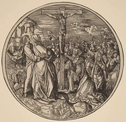 The Crucifixion by Jacob Cornelisz van Oostsanen, print, 1514