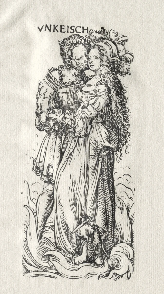 The Seven Vices: Lust by Hans Burgkmair, print, 1505-1515