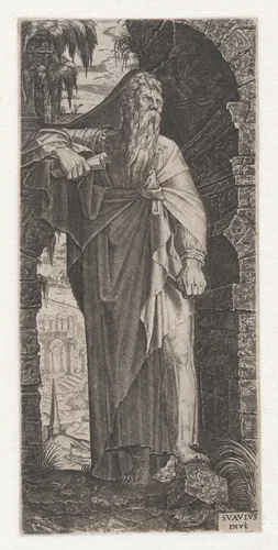 Apostel Paulus by Lambertus Suavius, print, 1545-1548