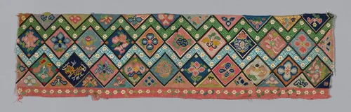 Trouser Band by Han-Chinese, textile, 1875-1900