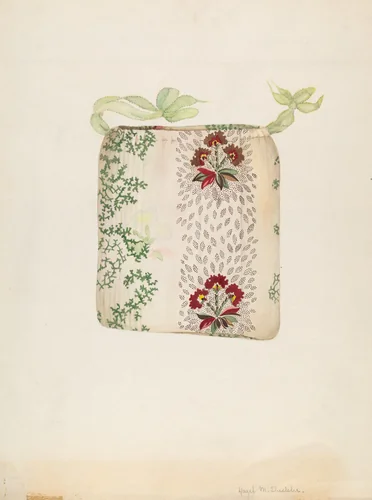 Cotton Bag by Hazel Sheckler, index of american design, 1937