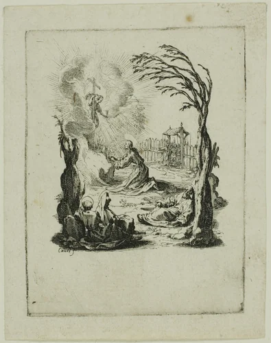 The Agony in the Garden, from The Small Passion by Jacques Callot, print, 1612-1635