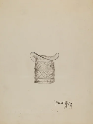 Glass Hat by Michael Trekur, index of american design, 1936