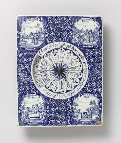 Calendar by anonymous, other, 1725-1760