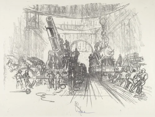 Ready for War by Joseph Pennell, print, 1916