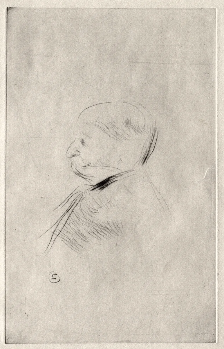 Portrait de M. X. by Henri de Toulouse-Lautrec, print, 1898