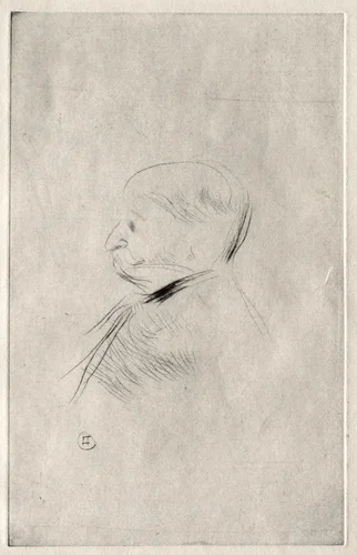 Portrait de M. X. by Henri de Toulouse-Lautrec, print, 1898