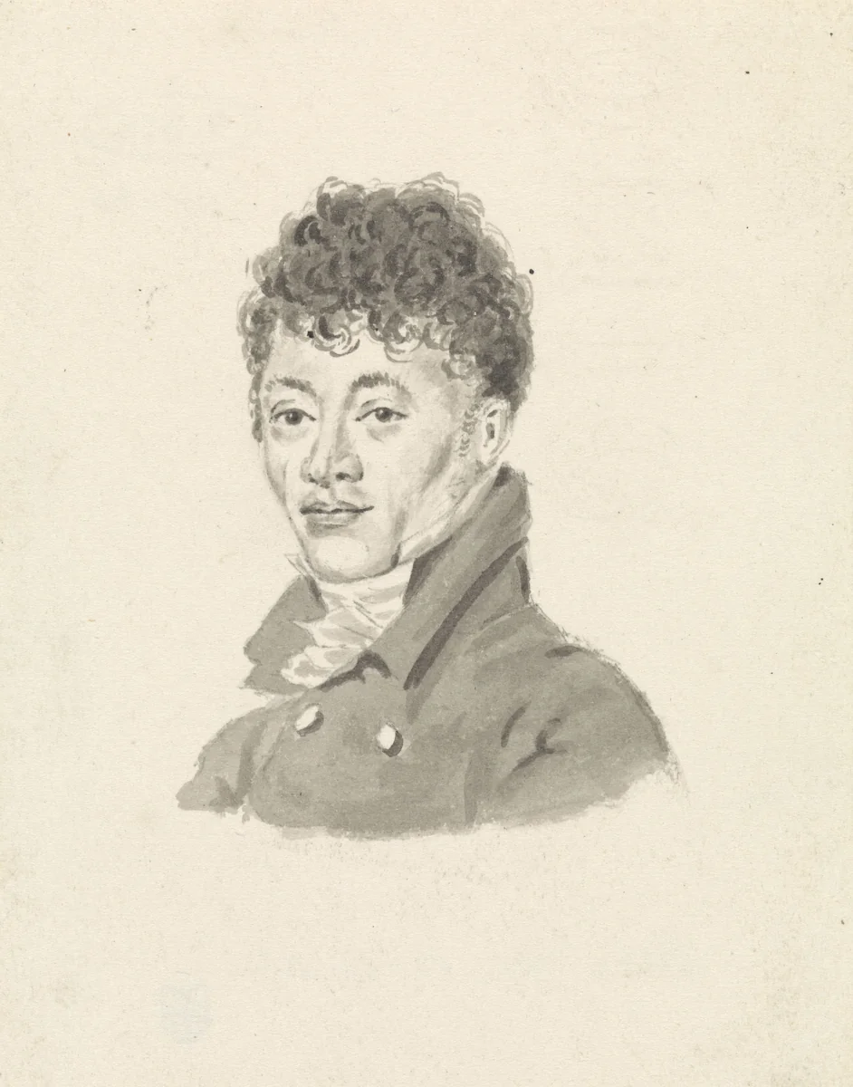 Portret van Albertus Jonas Brandt by anonymous, drawing, 1800-1821