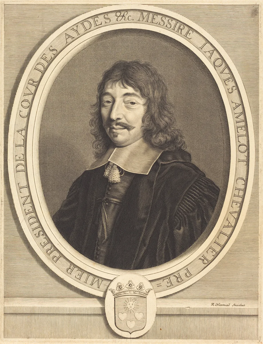 Jacques Amelot by Robert Nanteuil, print, 1655
