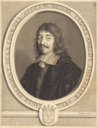 Jacques Amelot by Robert Nanteuil, print, 1655