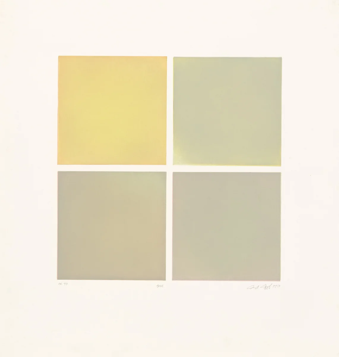 Sage by Anne Appleby, print, 1997