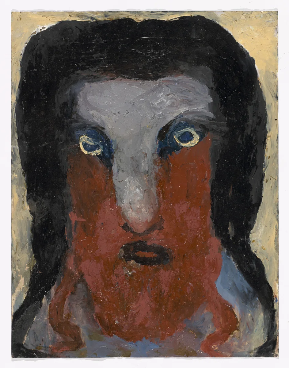 Head (Tête) by Louis Soutter, drawing, 1939