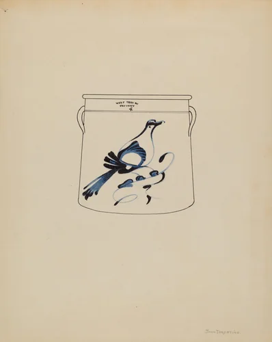 Crock by John Tarantino, index of american design, 1940