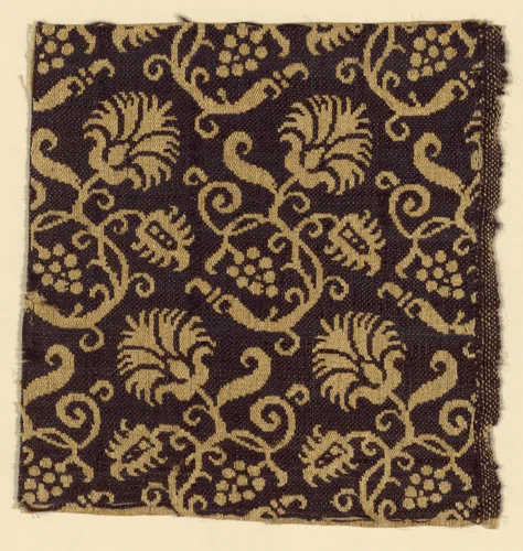 Fragment by Netherlands, textile, 1601-1625