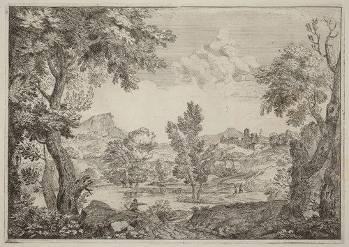The Stream by Crescenzio Onofri, print, 1696