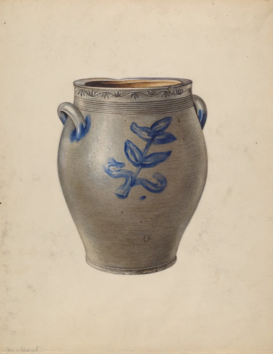 Crock by Jean Peszel; Charlotte Sperber, index of american design, 1937