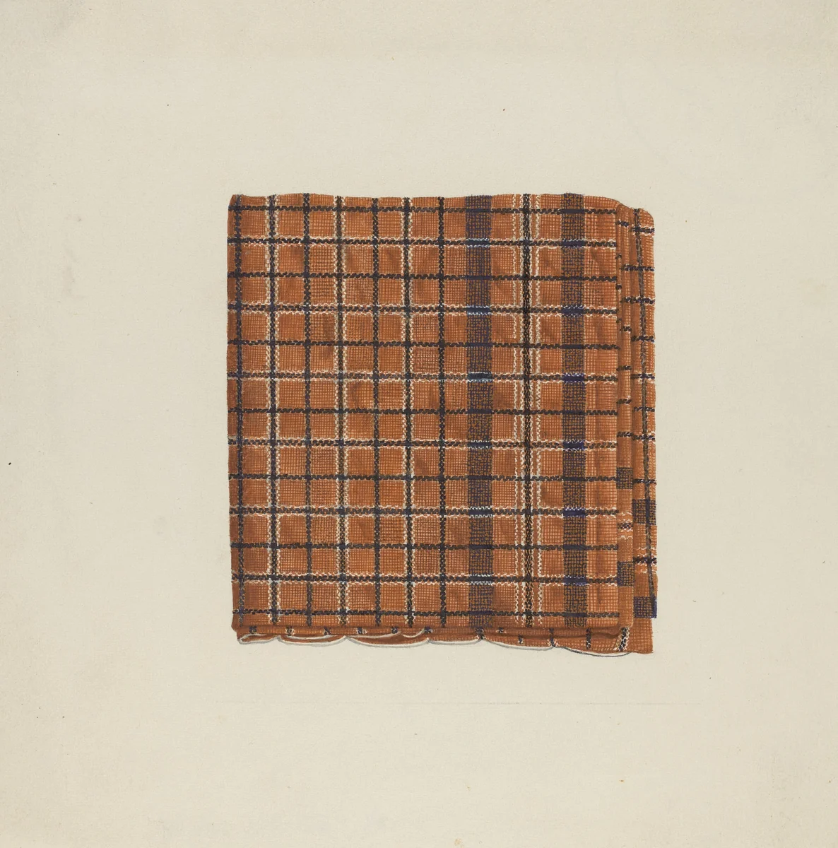 Handkerchief by George Constantine, index of american design, 1935-1942