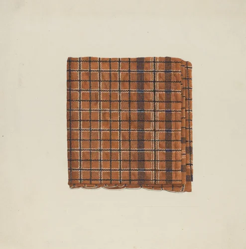 Handkerchief by George Constantine, index of american design, 1935-1942