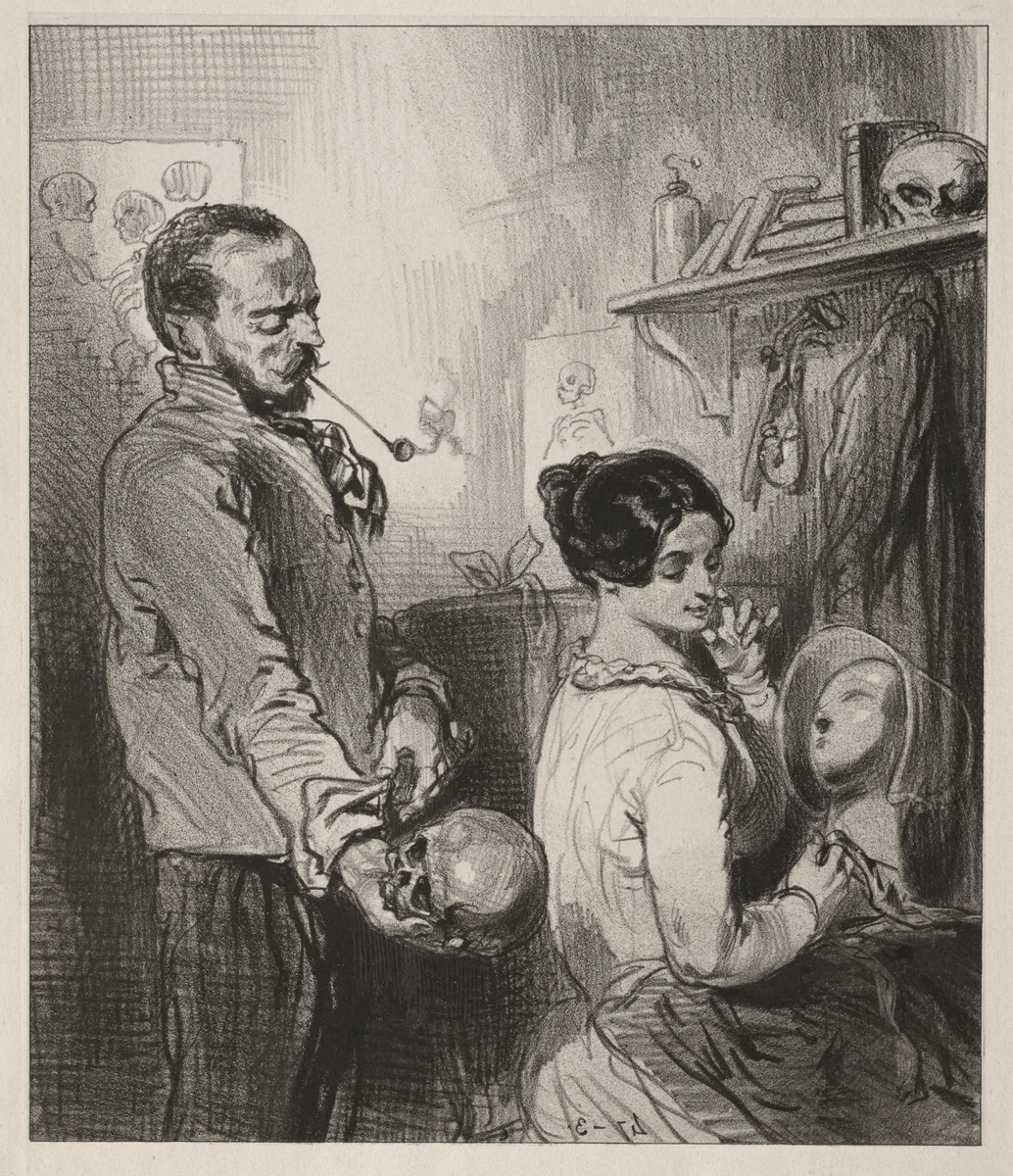 Baliverneries Parisiennes by Paul Gavarni, print, 1841-1852