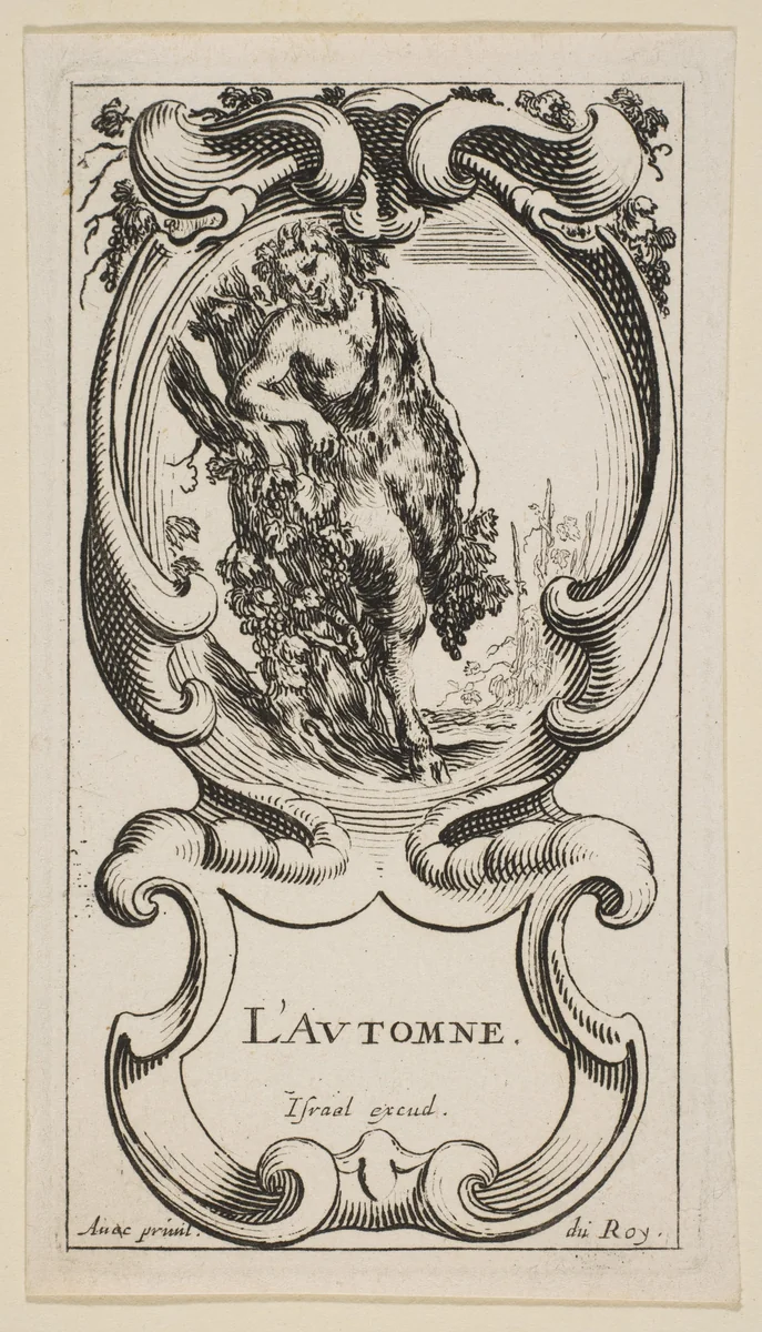 Fall (L'Automne), from 'The Four Seasons' by Stefano della Bella, print, 1636-1646