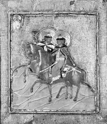 Saints Boris and Gleb by Russian Painter, painting, 1600-1699