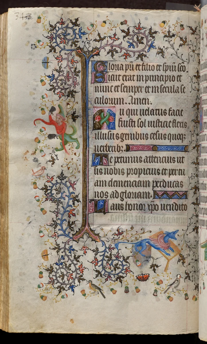 Hours of Charles the Noble, King of Navarre (1361-1425): fol. 169v, Text by Master of the Brussels Initials and Associates, book, 1400-1410