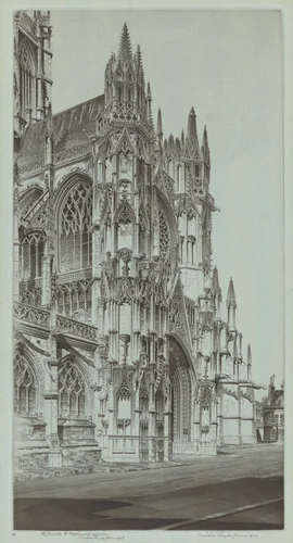 Memento Vivere, Notre Dame, Evreux by John Taylor Arms, print, 1947
