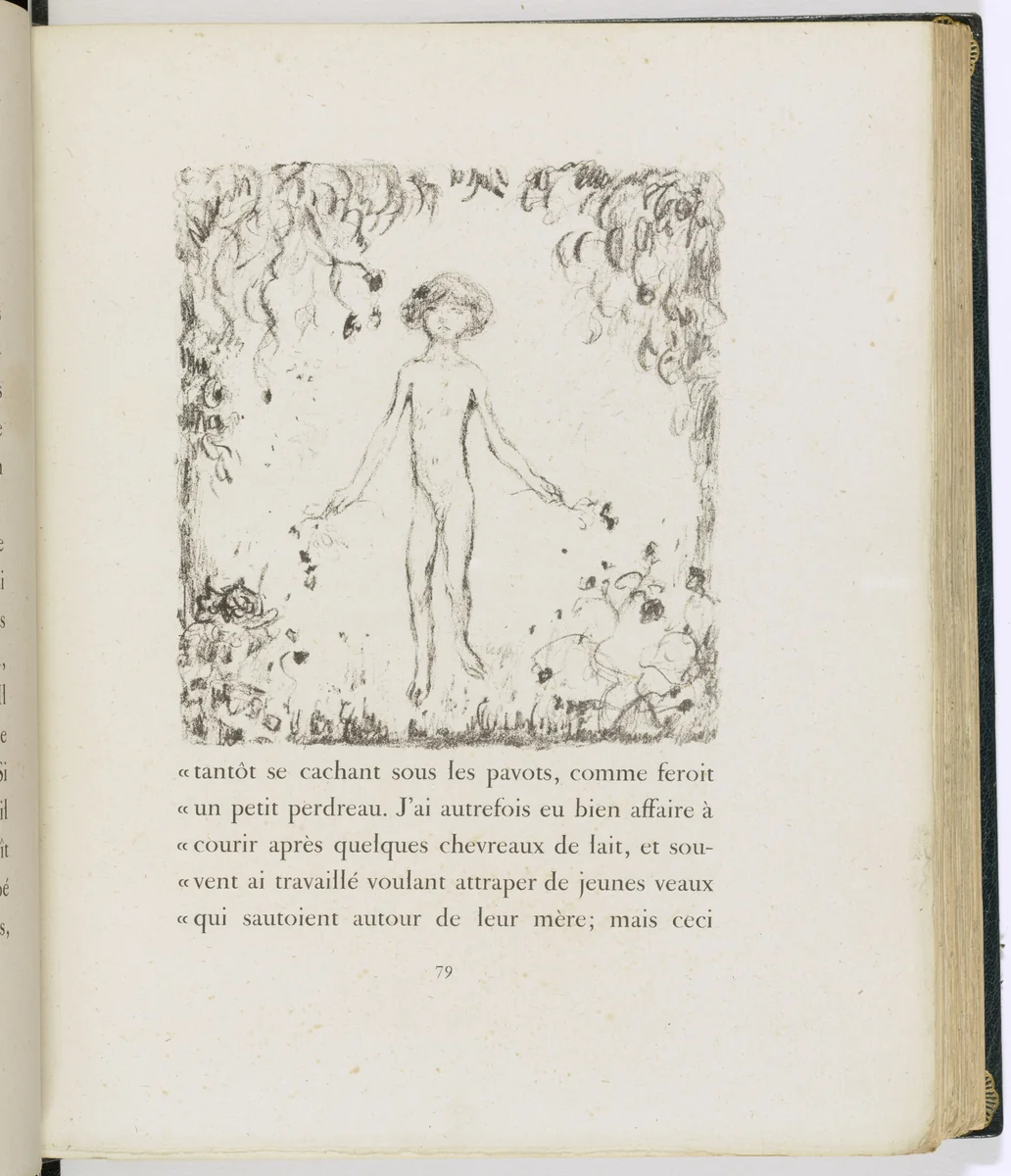 In-text plate (page 79) from Daphnis et Chloé by Pierre Bonnard, illustrated book, 1902