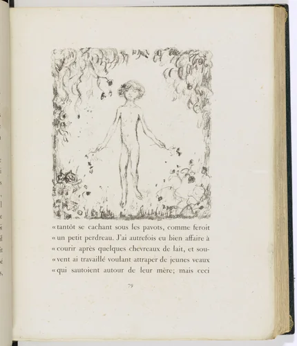 In-text plate (page 79) from Daphnis et Chloé by Pierre Bonnard, illustrated book, 1902