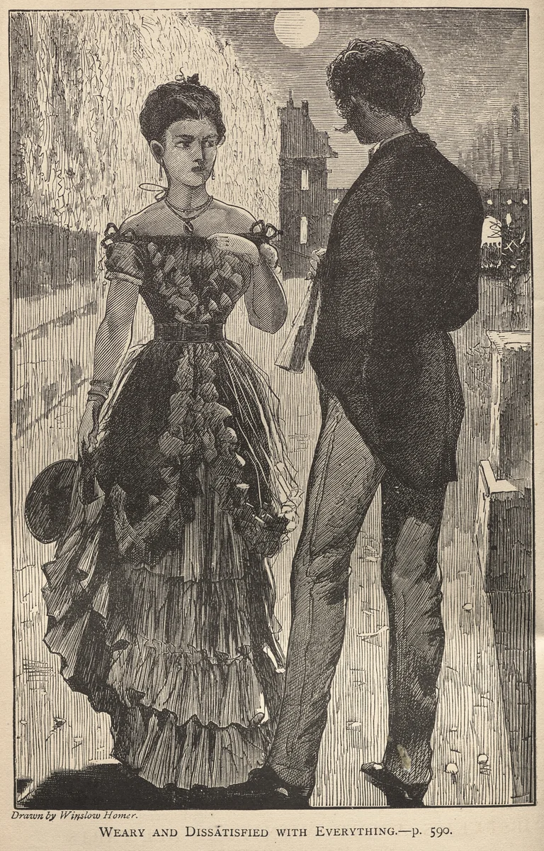Weary and Dissatisfied with Everything by Winslow Homer, print, 1869