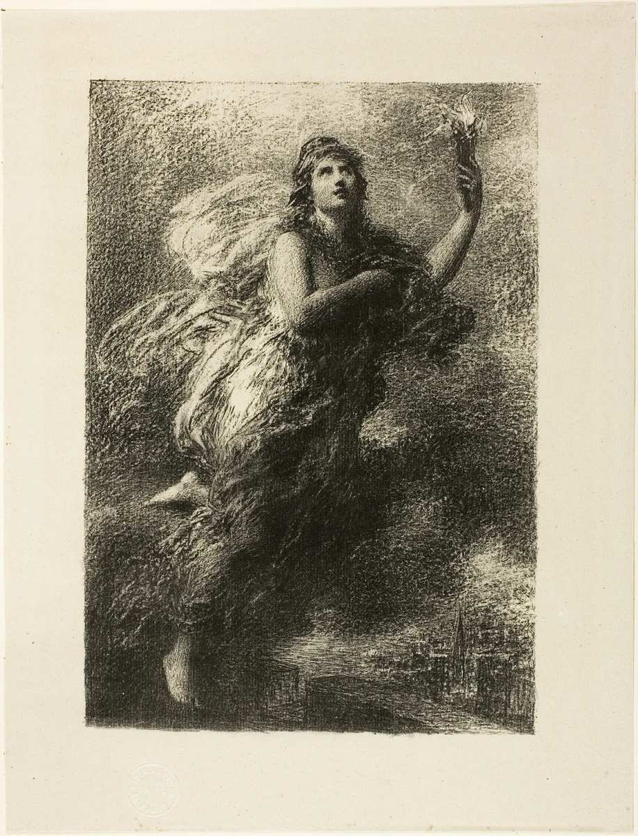 Liberty by Henri Fantin-Latour, print, 1890