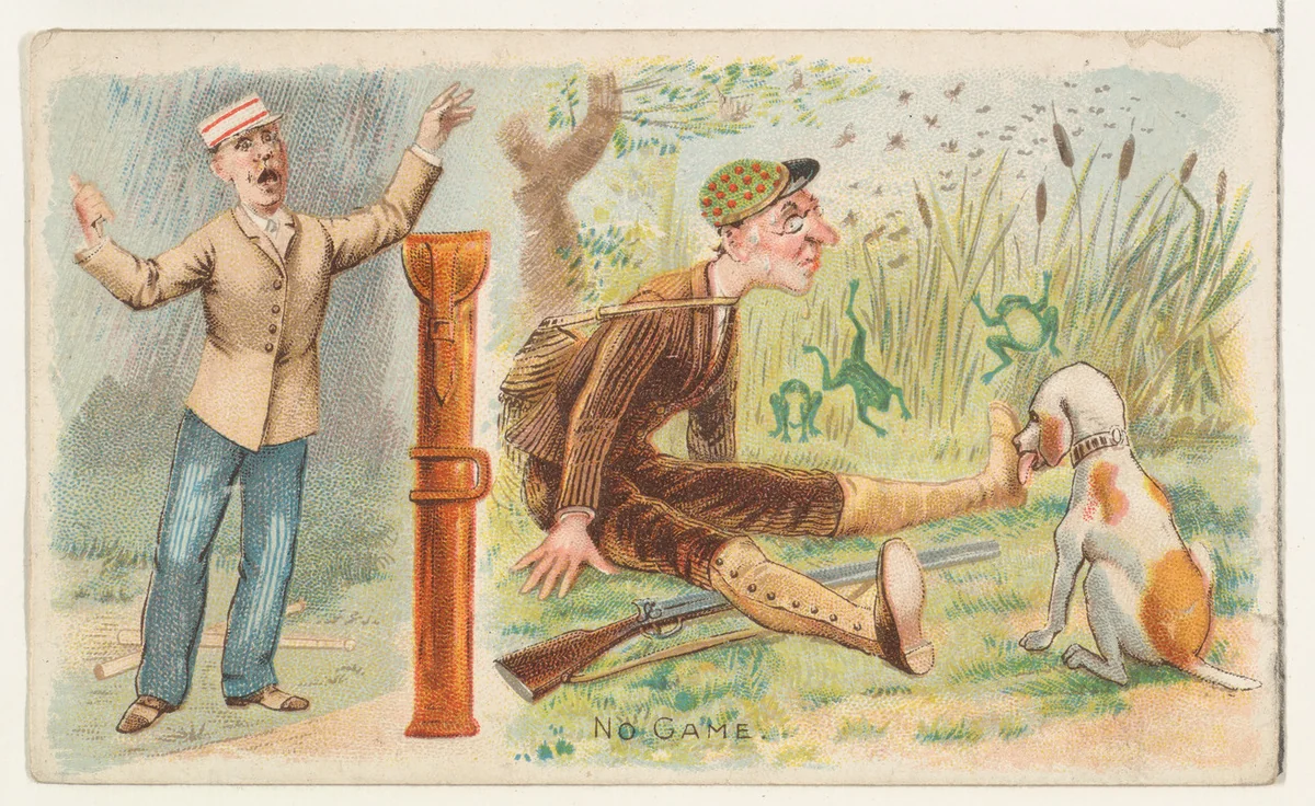 No Game, from the Talk of the Diamond set (N135) issued by Duke Sons & Co., a branch of the American Tobacco Company by W. Duke, Sons & Co., print, 1888