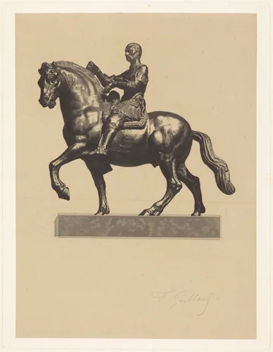 Gattamelata by Ferdinand Gaillard; Donatello, print, 1866